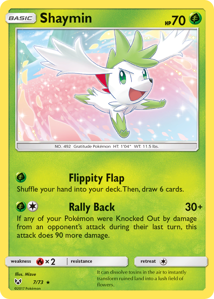 Shaymin (7/73) [Sun & Moon: Shining Legends] | Play N Trade Winnipeg