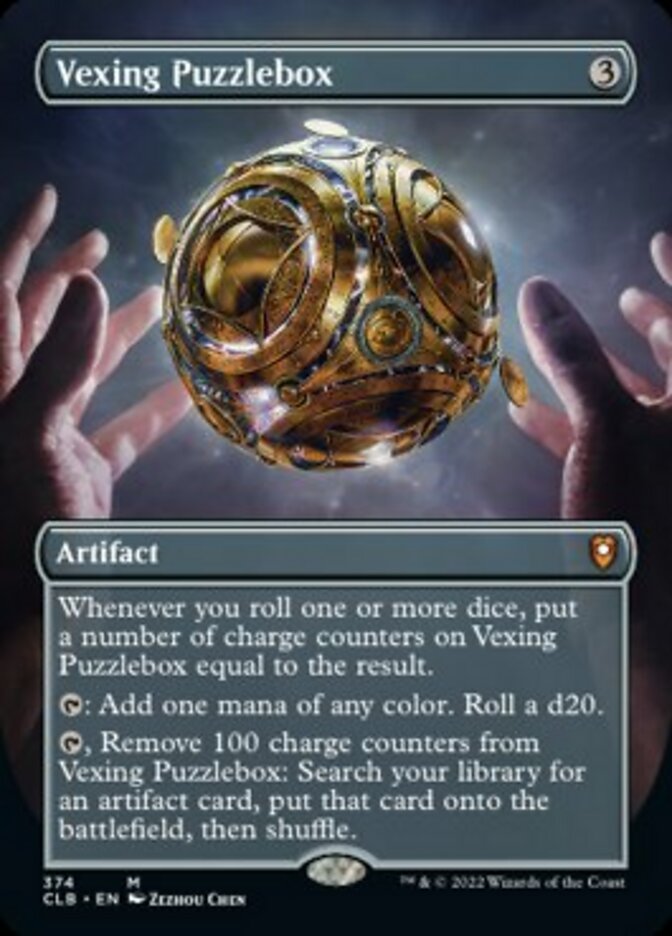 Vexing Puzzlebox (Borderless Alternate Art) [Commander Legends: Battle for Baldur's Gate] | Play N Trade Winnipeg