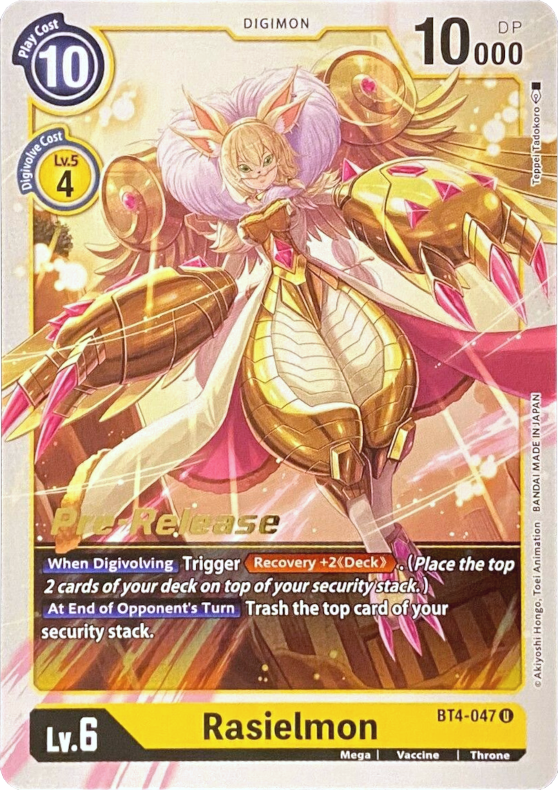 Rasielmon [BT4-047] [Great Legend Pre-Release Promos] | Play N Trade Winnipeg