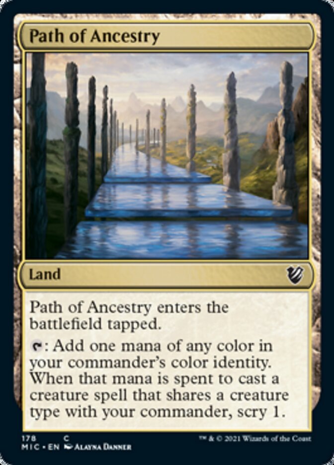 Path of Ancestry [Innistrad: Midnight Hunt Commander] | Play N Trade Winnipeg