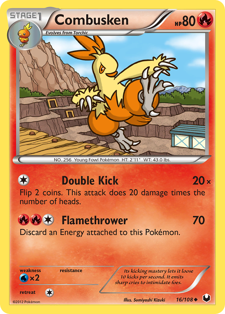 Combusken (16/108) [Black & White: Dark Explorers] | Play N Trade Winnipeg