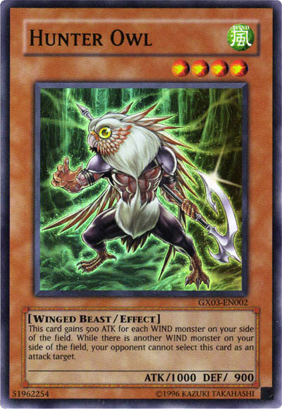 Hunter Owl [GX03-EN002] Super Rare | Play N Trade Winnipeg