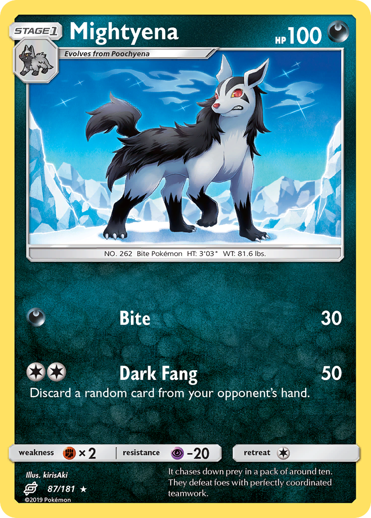 Mightyena (87/181) [Sun & Moon: Team Up] | Play N Trade Winnipeg