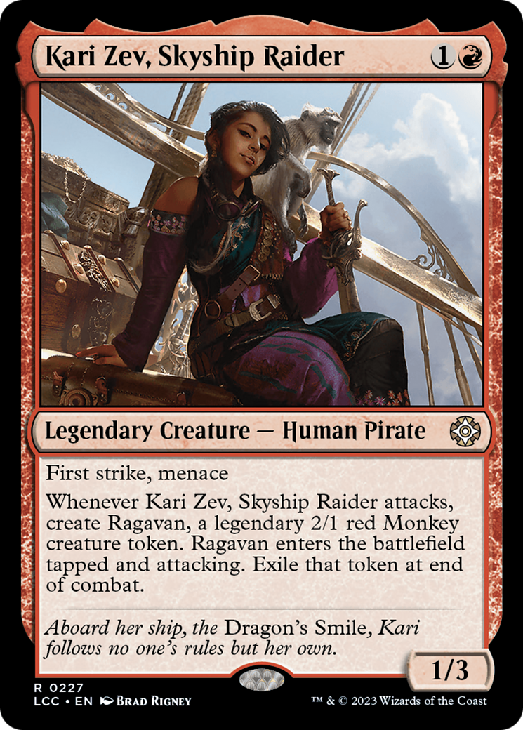 Kari Zev, Skyship Raider [The Lost Caverns of Ixalan Commander] | Play N Trade Winnipeg