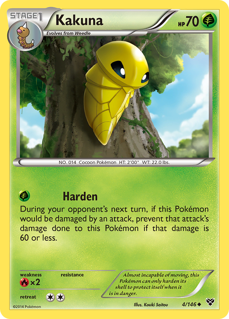 Kakuna (4/146) [XY: Base Set] | Play N Trade Winnipeg