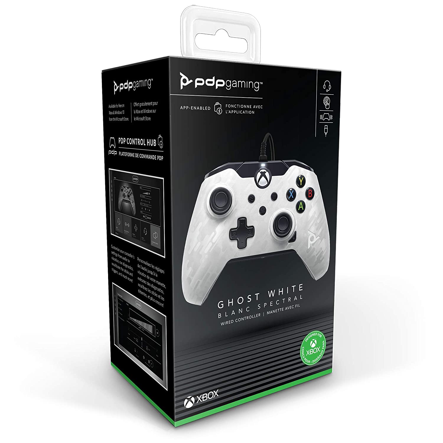 Arctic White Wired Xbox Series X/Xbox One Controller [PDP] | Play N Trade Winnipeg