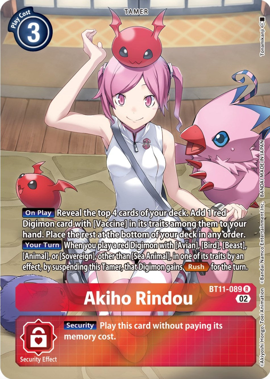 Akiho Rindou [BT11-089] (Alternate Art) [Dimensional Phase] | Play N Trade Winnipeg