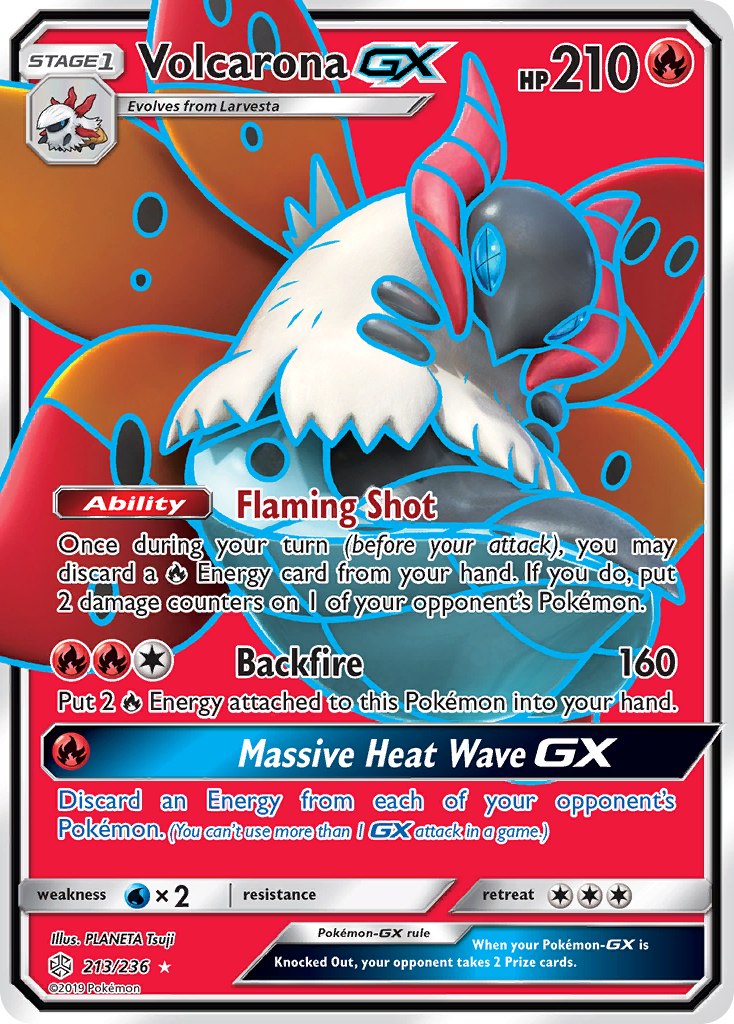 Volcarona GX (213/236) [Sun & Moon: Cosmic Eclipse] | Play N Trade Winnipeg