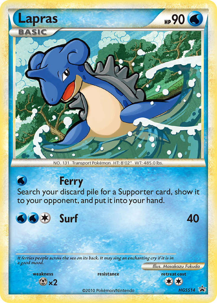 Lapras (HGSS14) [HeartGold & SoulSilver: Black Star Promos] | Play N Trade Winnipeg