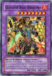 Gladiator Beast Heraklinos [TDGS-ENSE2] Super Rare | Play N Trade Winnipeg