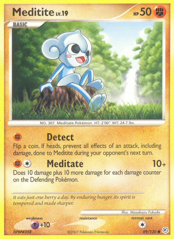 Meditite (89/130) [Diamond & Pearl: Base Set] | Play N Trade Winnipeg