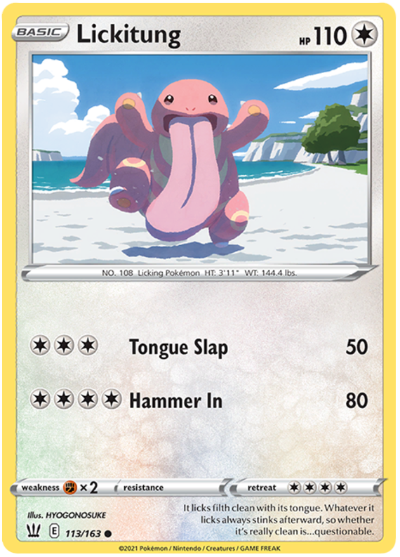 Lickitung (113/163) [Sword & Shield: Battle Styles] | Play N Trade Winnipeg