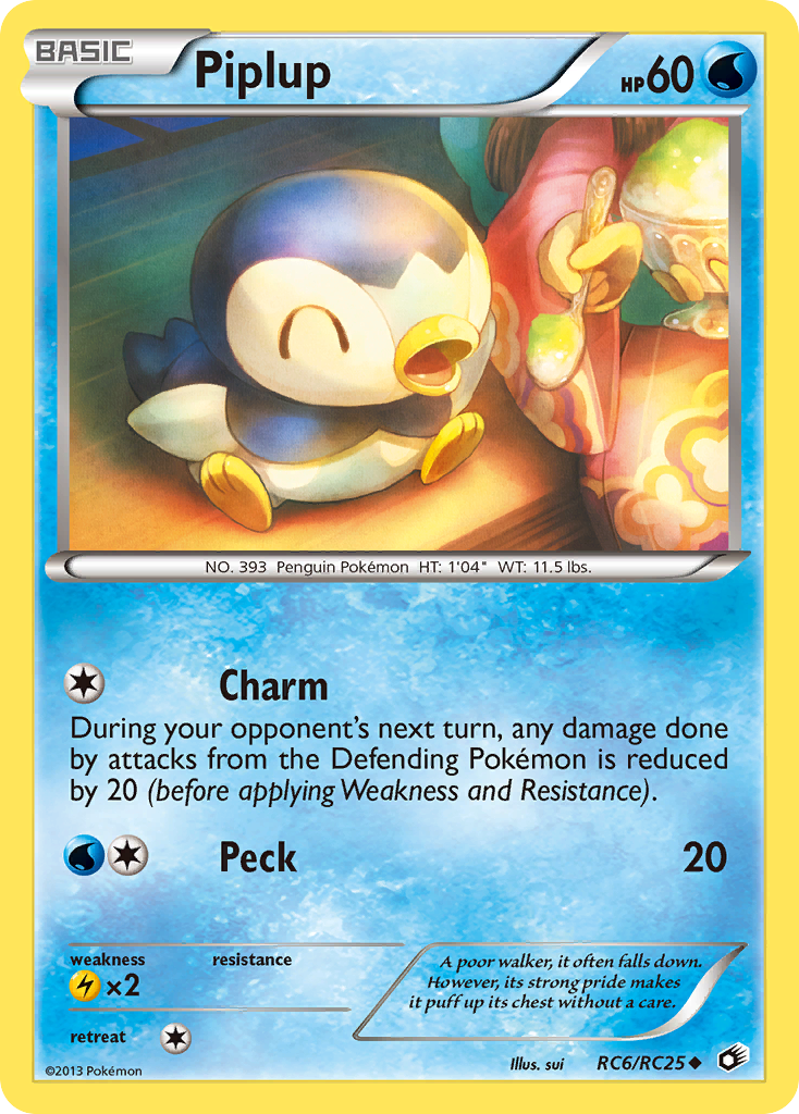 Piplup (RC6/RC25) [Black & White: Legendary Treasures] | Play N Trade Winnipeg