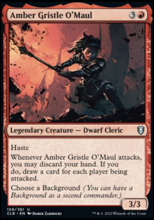 Amber Gristle O'Maul [Commander Legends: Battle for Baldur's Gate] | Play N Trade Winnipeg