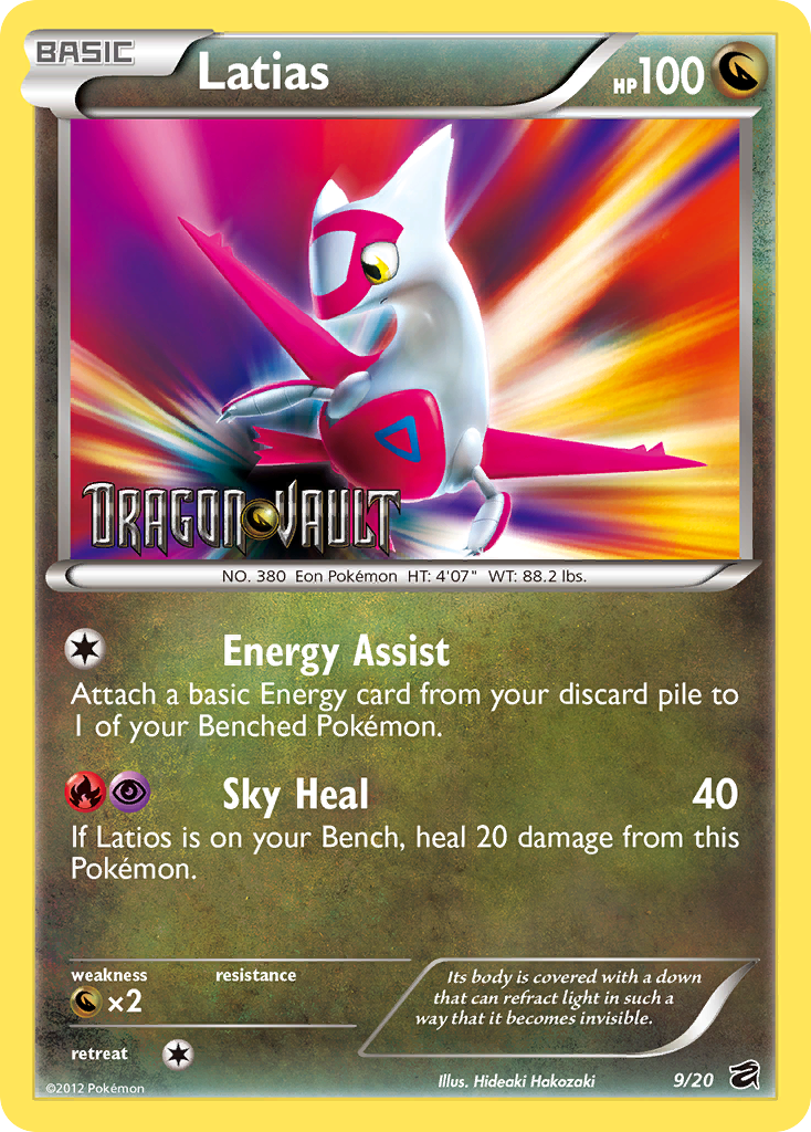 Latias (9/20) [Black & White: Dragon Vault] | Play N Trade Winnipeg