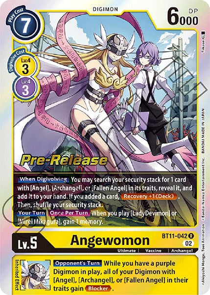 Angewomon [BT11-042] [Dimensional Phase Pre-Release Promos] | Play N Trade Winnipeg