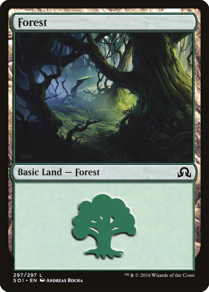 Forest (297) [Shadows over Innistrad] | Play N Trade Winnipeg