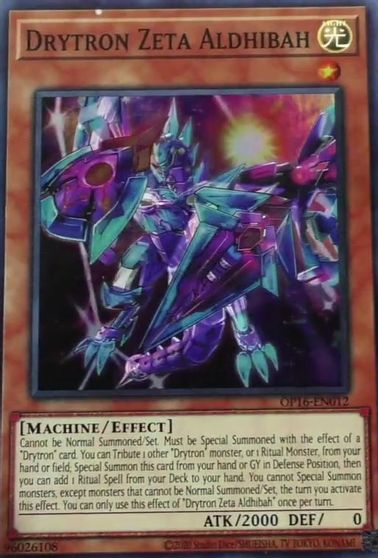 Drytron Zeta Aldhibah [OP16-EN012] Super Rare | Play N Trade Winnipeg