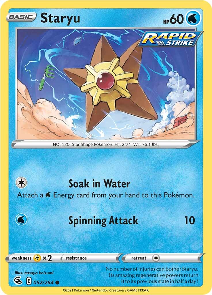 Staryu (052/264) [Sword & Shield: Fusion Strike] | Play N Trade Winnipeg