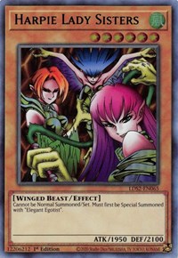 Harpie Lady Sisters (Green) [LDS2-EN065] Ultra Rare | Play N Trade Winnipeg