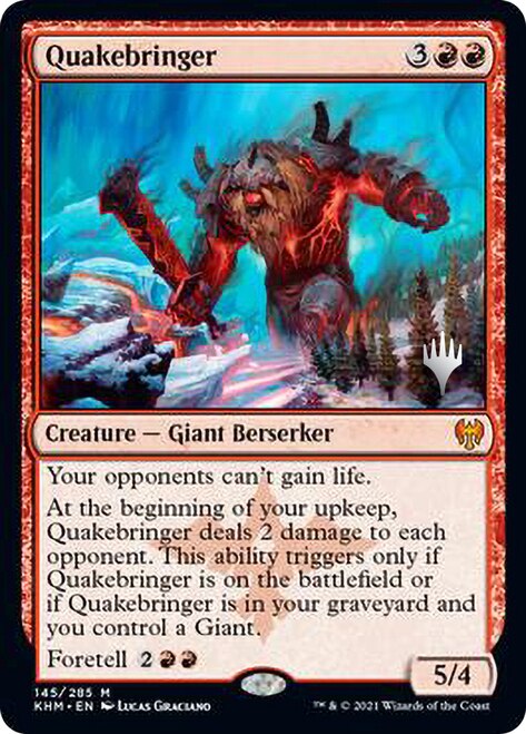 Quakebringer [Kaldheim Promos] | Play N Trade Winnipeg