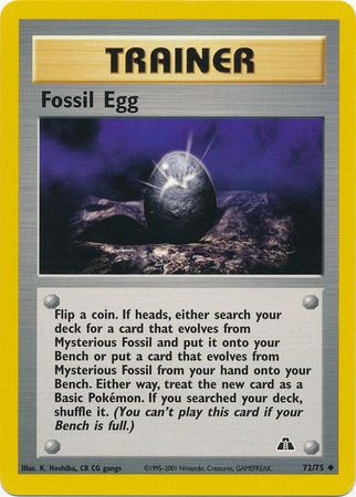 Fossil Egg (72/75) [Neo Discovery Unlimited] | Play N Trade Winnipeg