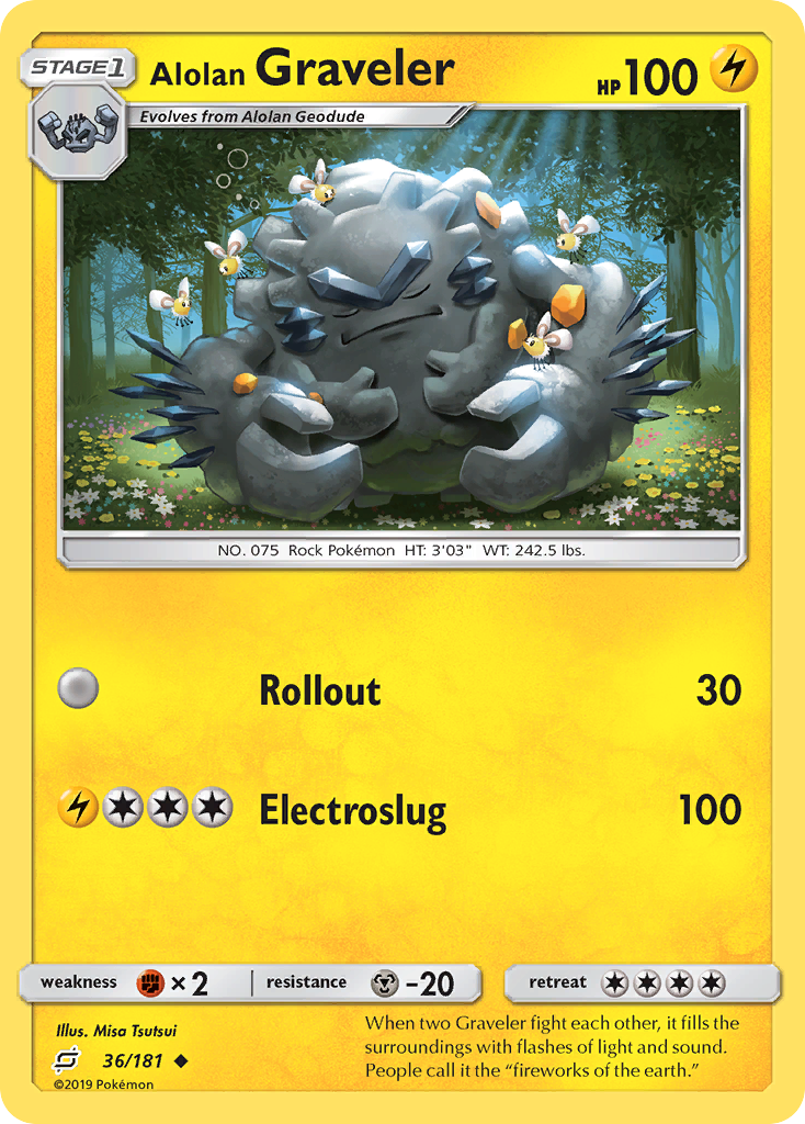 Alolan Graveler (36/181) [Sun & Moon: Team Up] | Play N Trade Winnipeg