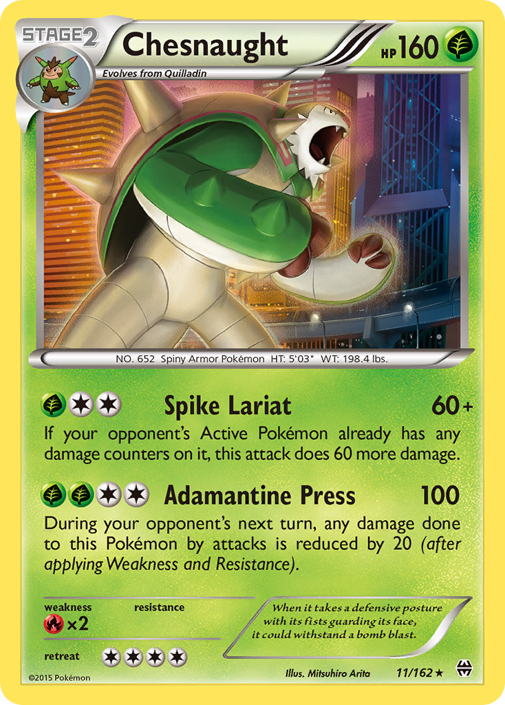 Chesnaught (11/162) [XY: BREAKthrough] | Play N Trade Winnipeg