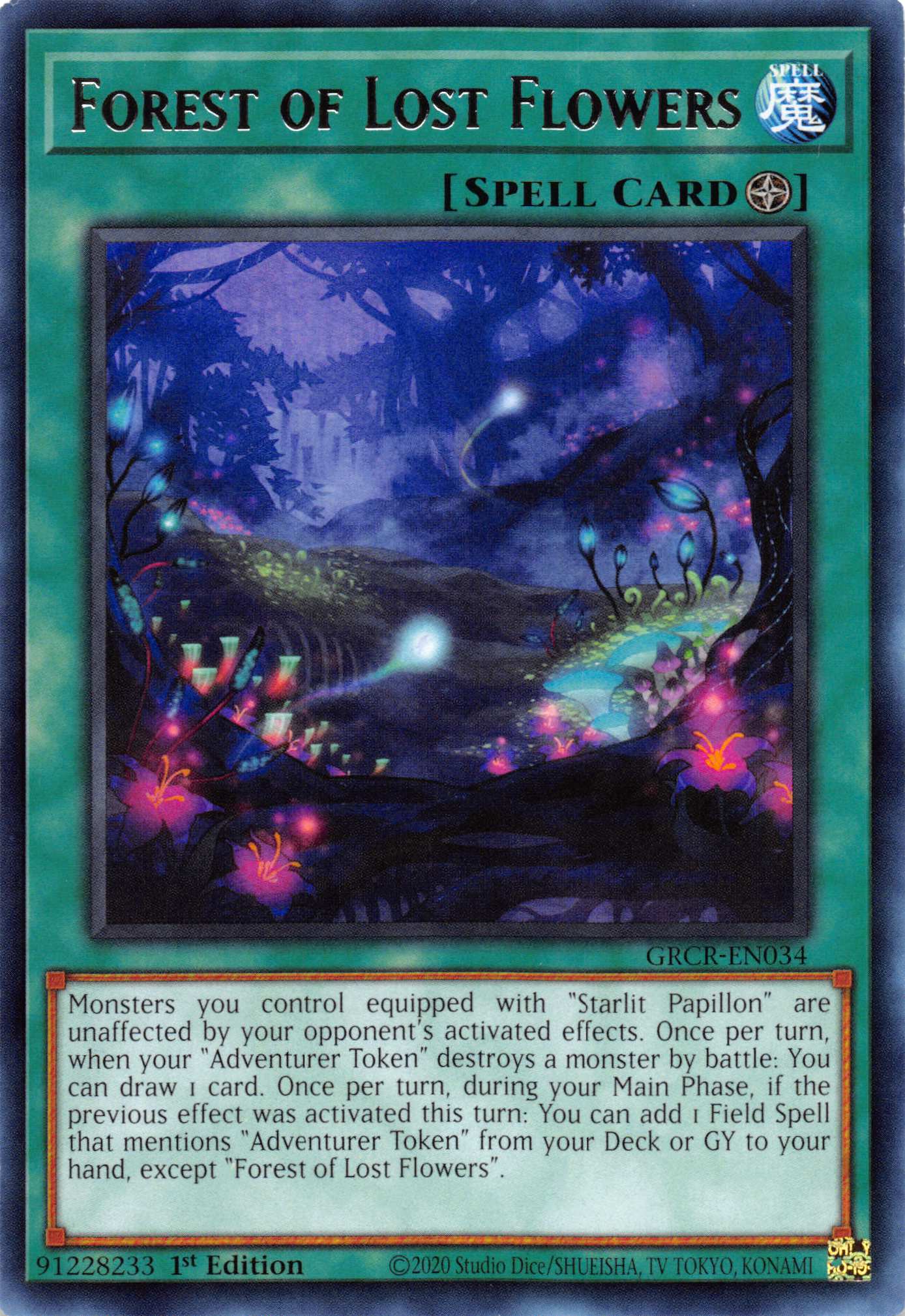 Forest of Lost Flowers [GRCR-EN034] Rare | Play N Trade Winnipeg