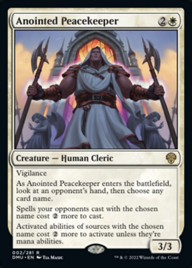 Anointed Peacekeeper [Dominaria United] | Play N Trade Winnipeg