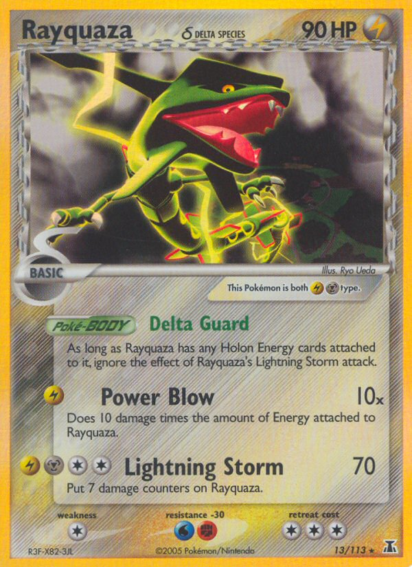 Rayquaza (13/113) (Delta Species) [EX: Delta Species] | Play N Trade Winnipeg