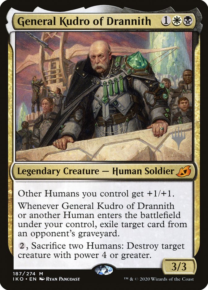 General Kudro of Drannith (Promo Pack) [Ikoria: Lair of Behemoths Promos] | Play N Trade Winnipeg