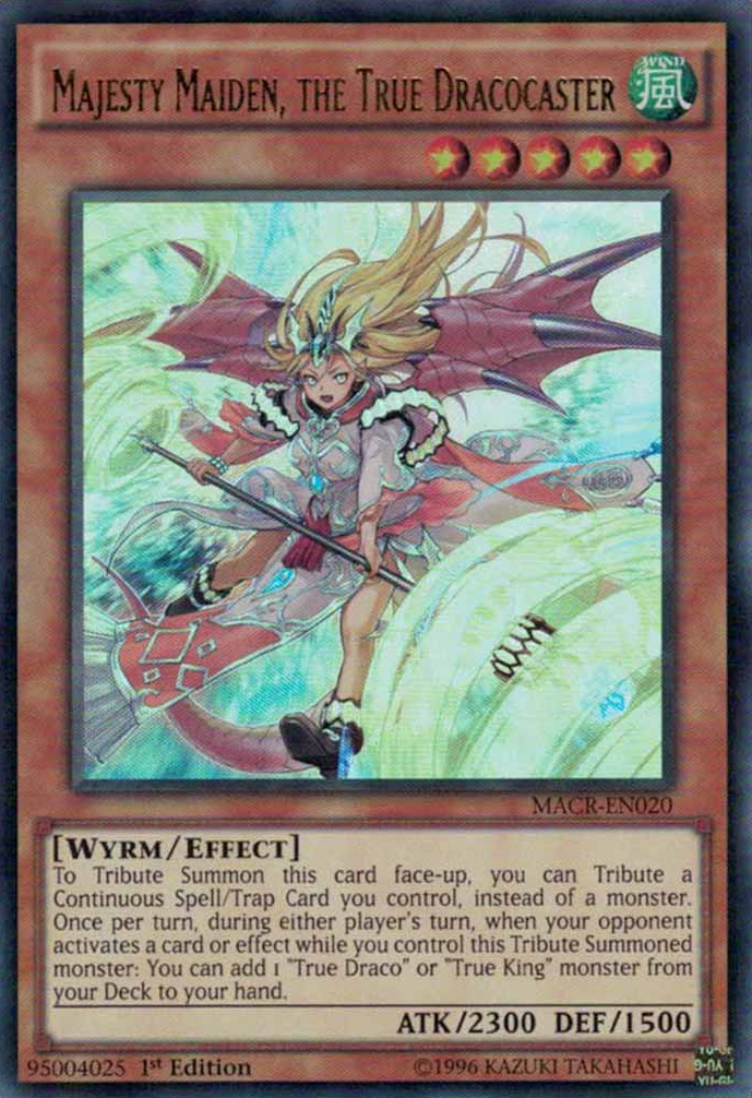 Majesty Maiden, the True Dracocaster [MACR-EN020] Ultra Rare | Play N Trade Winnipeg