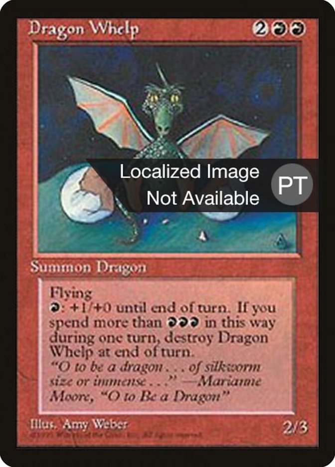 Dragon Whelp [Fourth Edition (Foreign Black Border)] | Play N Trade Winnipeg