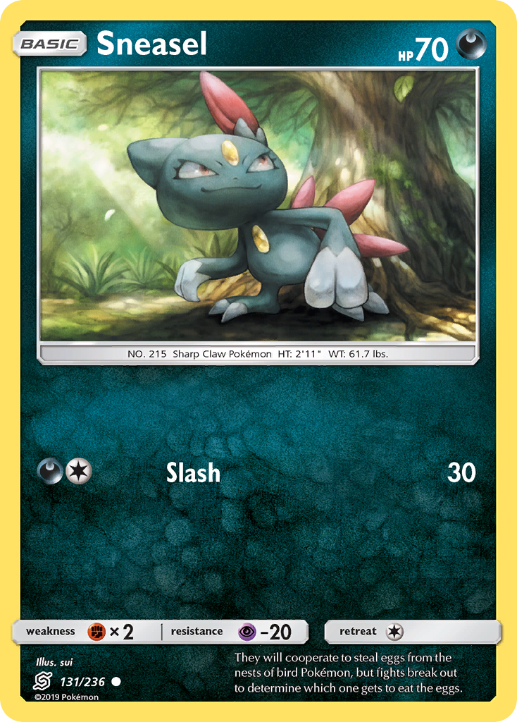 Sneasel (131/236) [Sun & Moon: Unified Minds] | Play N Trade Winnipeg