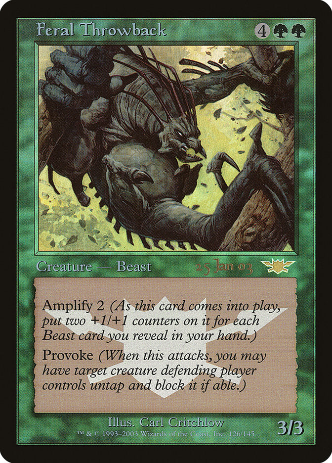 Feral Throwback [Legions Promos] | Play N Trade Winnipeg