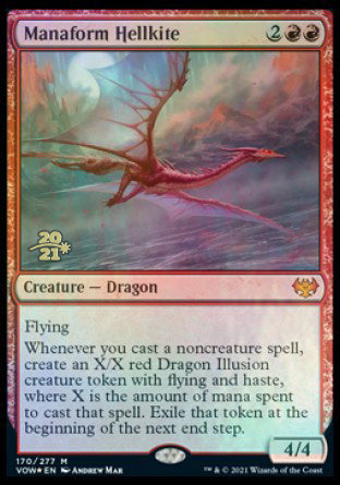 Manaform Hellkite [Innistrad: Crimson Vow Prerelease Promos] | Play N Trade Winnipeg