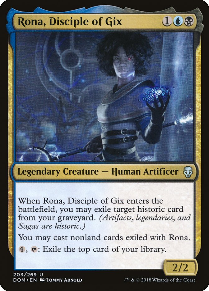 Rona, Disciple of Gix [Dominaria] | Play N Trade Winnipeg