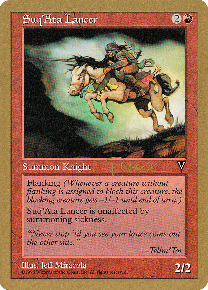 Suq'Ata Lancer (Paul McCabe) [World Championship Decks 1997] | Play N Trade Winnipeg