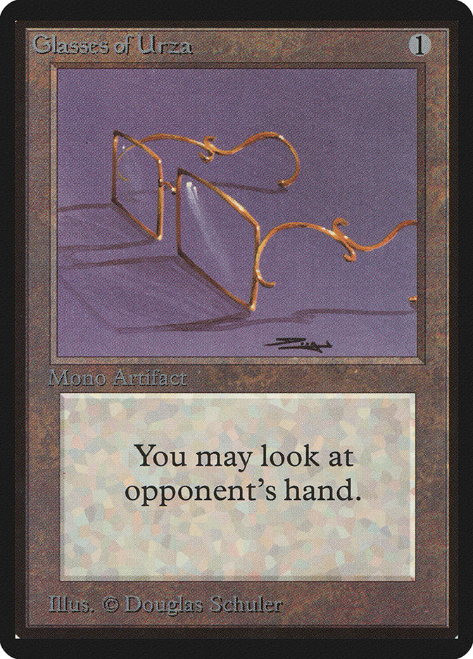 Glasses of Urza [Limited Edition Beta] | Play N Trade Winnipeg