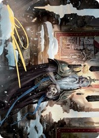 Narfi, Betrayer King Art Card (Gold-Stamped Signature) [Kaldheim: Art Series] | Play N Trade Winnipeg