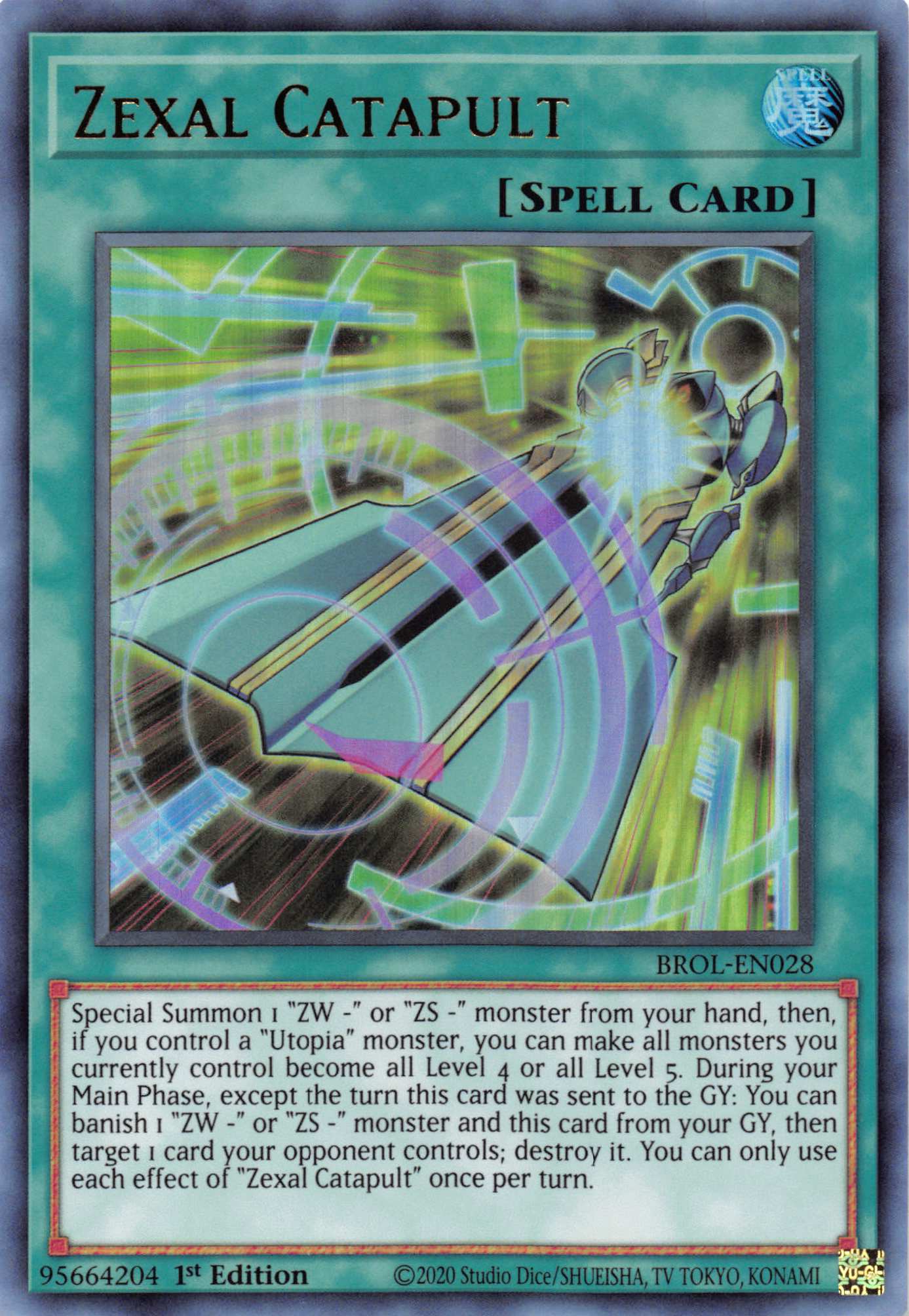 Zexal Catapult [BROL-EN028] Ultra Rare | Play N Trade Winnipeg