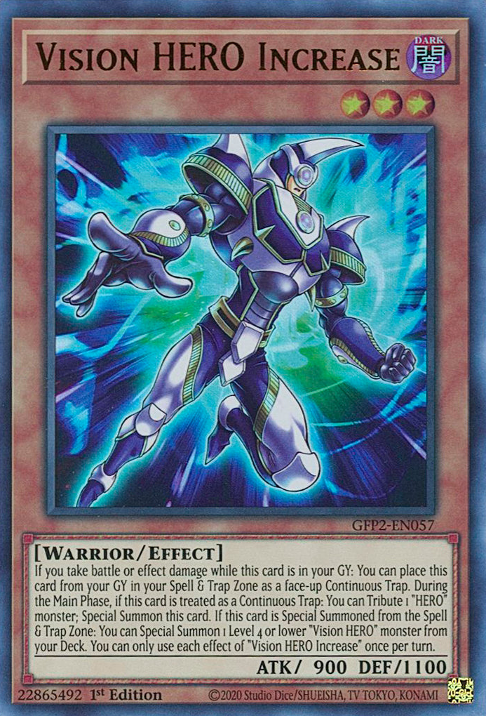 Vision HERO Increase [GFP2-EN057] Ultra Rare | Play N Trade Winnipeg