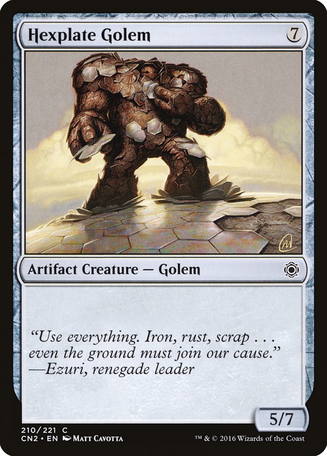 Hexplate Golem [Conspiracy: Take the Crown] | Play N Trade Winnipeg