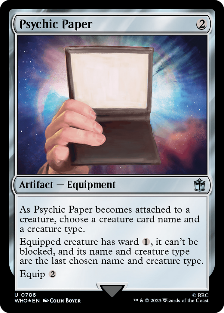 Psychic Paper (Surge Foil) [Doctor Who] | Play N Trade Winnipeg