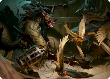 Wing Shredder Art Card [Innistrad: Midnight Hunt Art Series] | Play N Trade Winnipeg