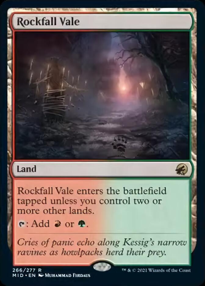 Rockfall Vale [Innistrad: Midnight Hunt] | Play N Trade Winnipeg