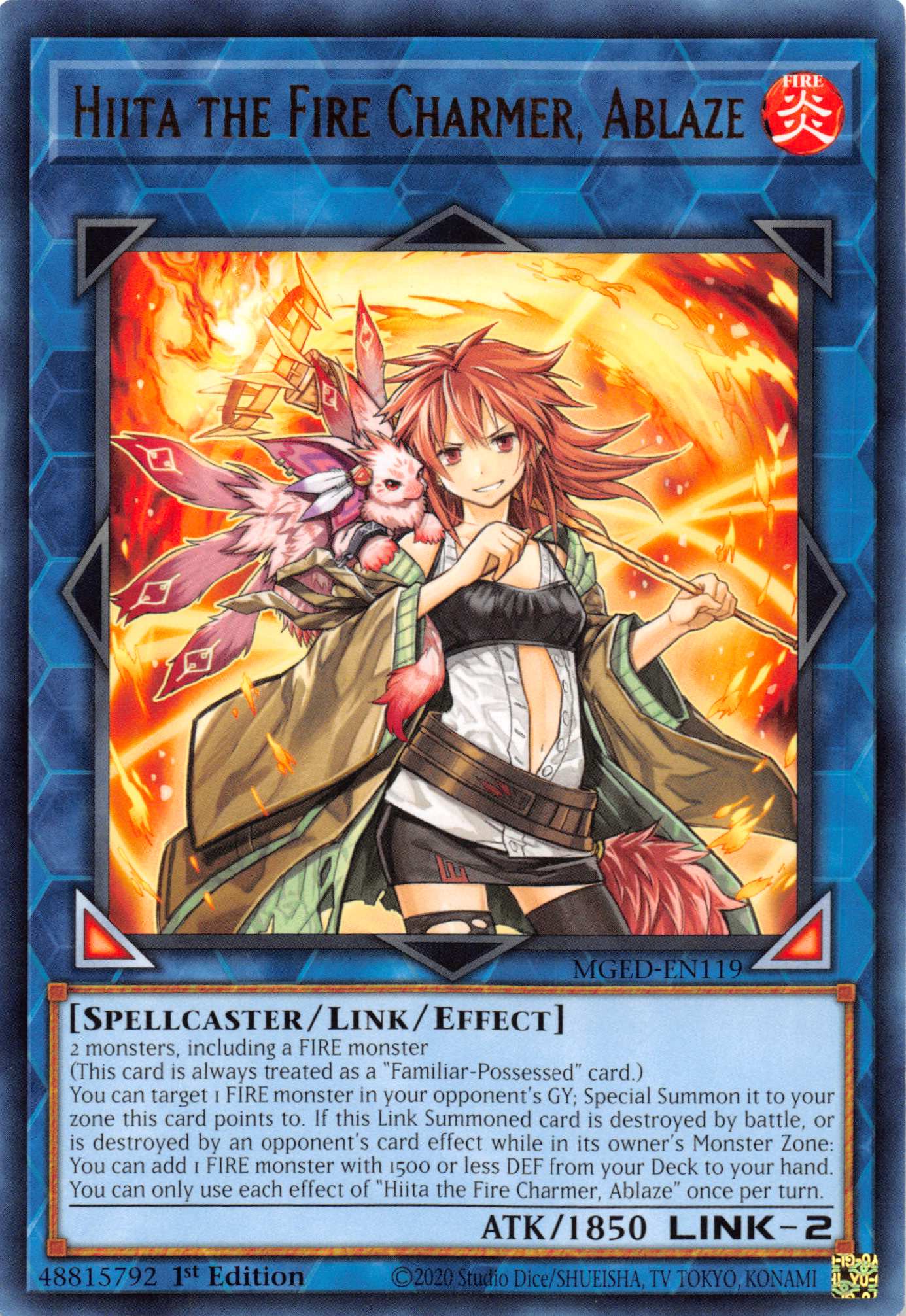 Hiita the Fire Charmer, Ablaze [MGED-EN119] Rare | Play N Trade Winnipeg