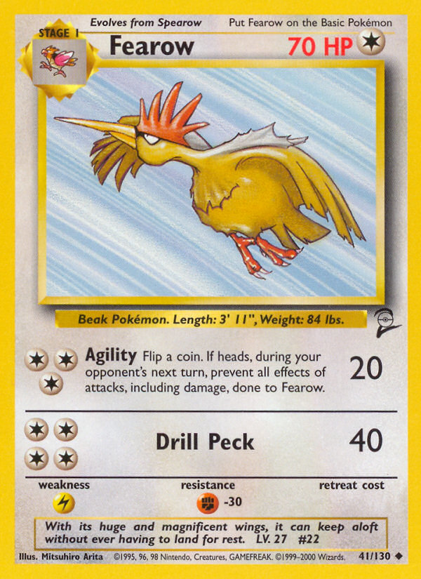 Fearow (41/130) [Base Set 2] | Play N Trade Winnipeg