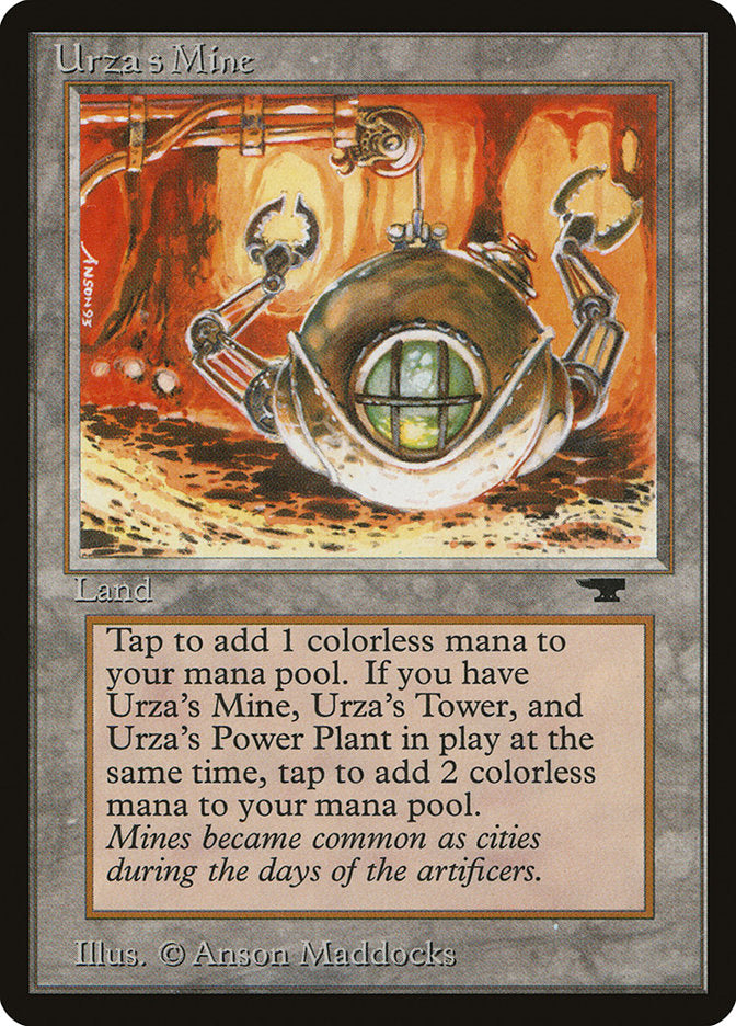 Urza's Mine (Orange Background) [Antiquities] | Play N Trade Winnipeg